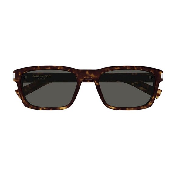NEW SL662 004 SAINT LAURENT SUNGLASSES MEN HAVANA SQUARE EYEWEAR - Picture 2 of 4